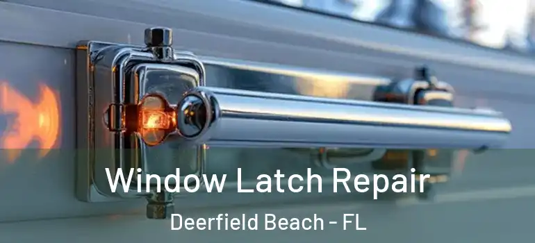  Window Latch Repair Deerfield Beach - FL